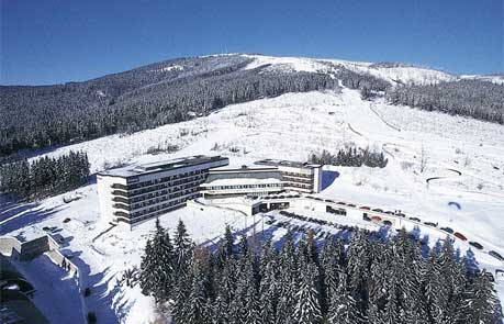Панорама отеля. Зима